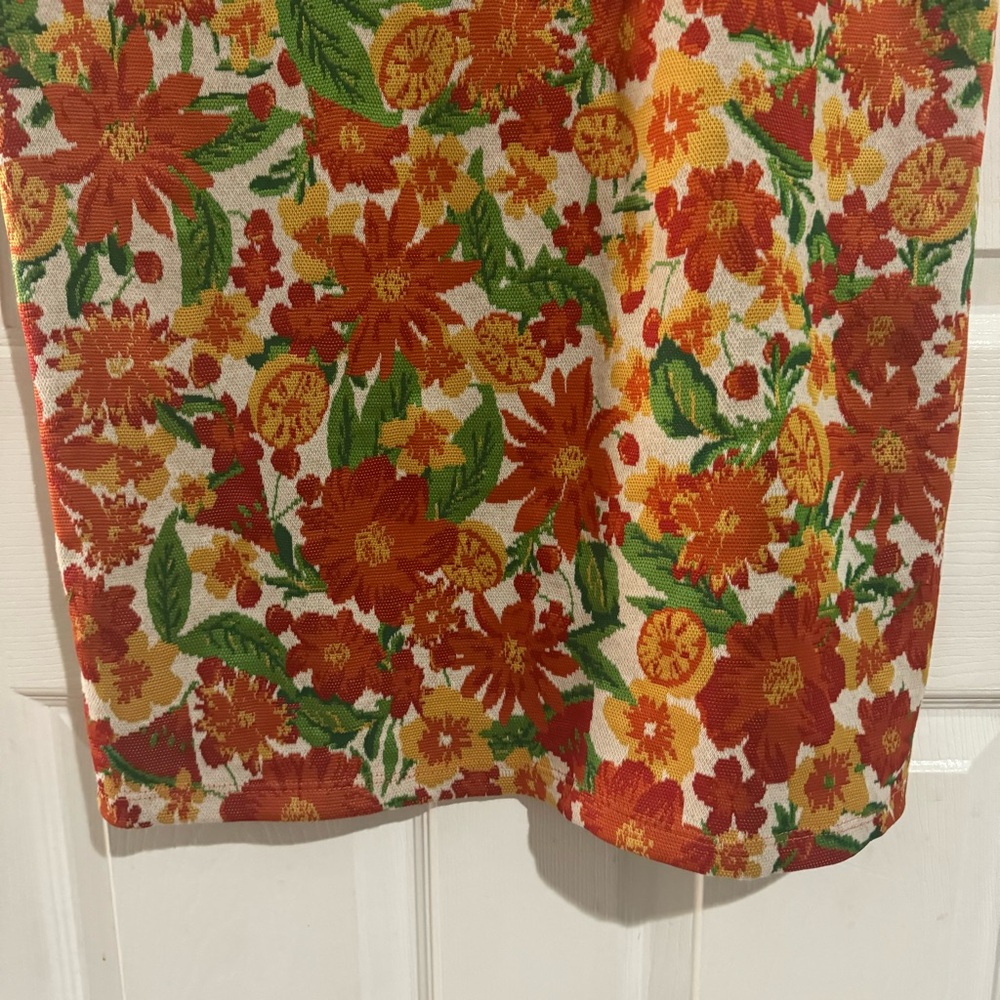 Zara • Midi Dress • Floral • Short Sleeve • Large - Picture 4 of 14